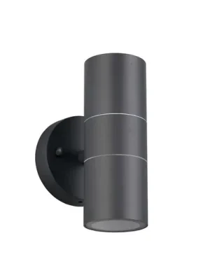 Objednat Nyní Venkovní nástěnné svítidlo Turia, antracitová, výška 16 cm, kov