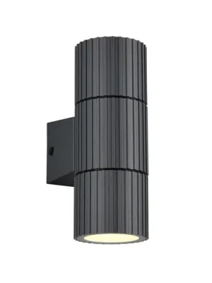 Časově Omezené Venkovní nástěnné svítidlo Parana, antracitová barva, výška 16 cm, kov, 2