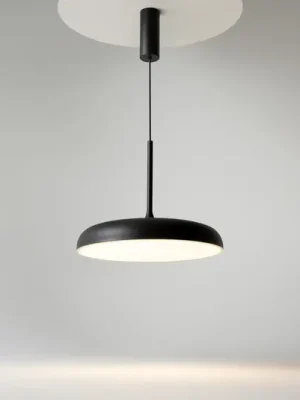 Maytoni LED závěsné světlo Gerhard, Ø 40 cm, černé, kovové Nejlepší Volba