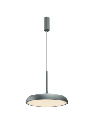 Omezená Nabídka Maytoni LED závěsné světlo Gerhard, Ø 40 cm, šedé, kovové