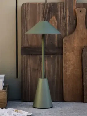 Globen Lighting Akumulátorová venkovní stolní lampa Cannes, zelená, IP54 Super Cena