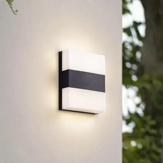 Expresní Doručení PRIOS LED venkovní nástěnné svítidlo Teekon, antracit, 20 cm, IP44