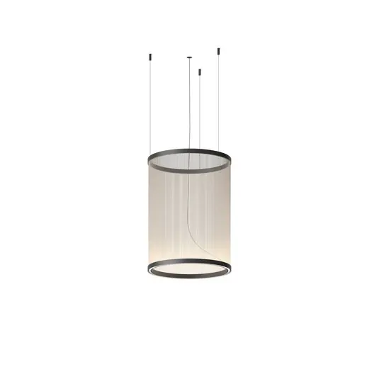 Nová Kolekce Vibia LED závěsné světlo ARRAY béžové 73 x 55 cm válec 927 stmívatelné