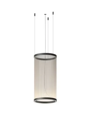 Vibia LED závěsné světlo ARRAY béžové 73 x 37 cm válec 927 stmívatelné Horká Nabídka