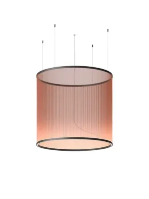 Nejprodávanější Vibia LED závěsné světlo ARRAY červenohnědá 113x124 válec 927 stmívatelné