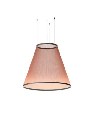 Vibia LED závěsné světlo ARRAY červenohnědé 107x124cm kužel 927 stmívatelné Pouze Dnes