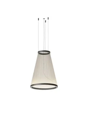 Sleva Vibia LED závěsné světlo ARRAY béžová 71 x 55 cm kužel 927 stmívatelné