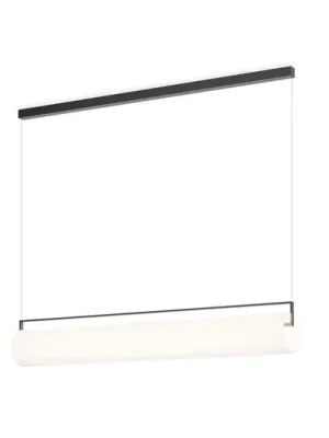 Výprodej Vibia LED závěsné světlo KONTORNO, délka 122 cm, černé stmívatelné 930 dim