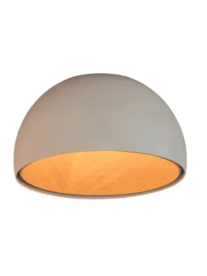 Vibia LED stropní svítidlo DUO, bílé, výška 23 cm, dubové dřevo Pouze Dnes