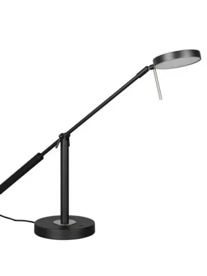LED stolní lampa Monza, matná černá, výška 52 cm, kov Expresní Doručení