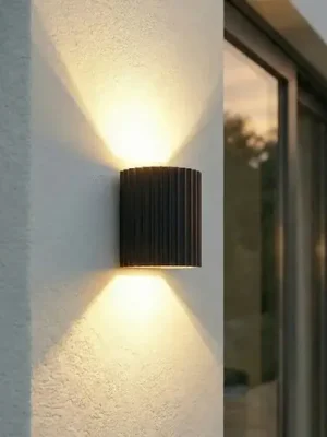 Akční Cena Lindby LED venkovní nástěnné svítidlo Ralino, černá, 2 svítidla, IP65