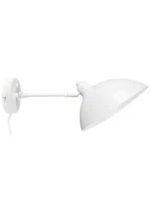 Dyberg Larsen Nástěnné světlo Futura, bílé, 15 W, kabel, kov Originální