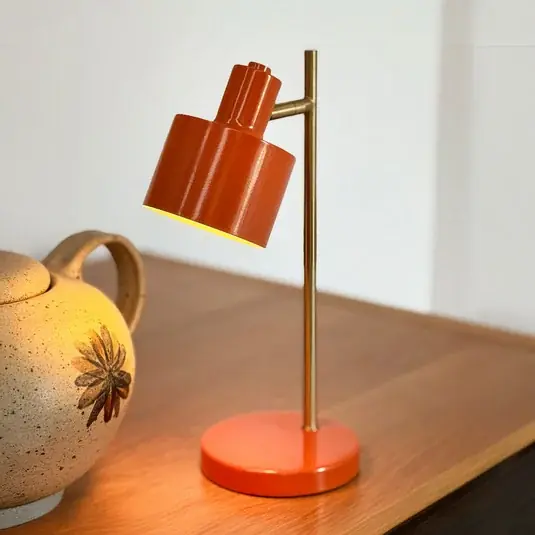 Dyberg Larsen LED stolní lampa na baterie Ocean Mini, oranžová Originální