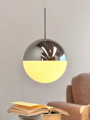 Speciální Cena Dyberg Larsen závěsné světlo Nova D25, opálové/chrom, kov