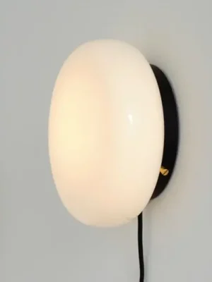 Pouze Dnes GEJST Nástěnné světlo OPA, opálové sklo, G9, kabel/zástrčka/vypínač