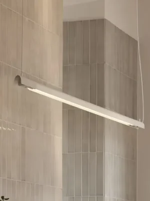Koupit Online GEJST závěsné světlo Radent, bílé, délka 138 cm, G13 LED