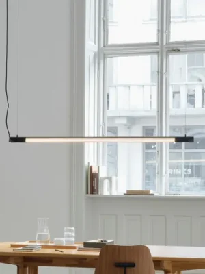 Oblíbený GEJST závěsné světlo Radent, černá, délka 70 cm, G13 LED