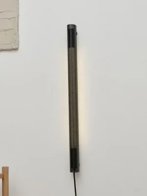 Nejprodávanější GEJST Nástěnné světlo Radent zástrčka, černá, výška 70 cm, G13 LED