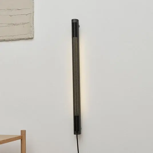 Nejprodávanější GEJST Nástěnné světlo Radent zástrčka, černá, výška 70 cm, G13 LED