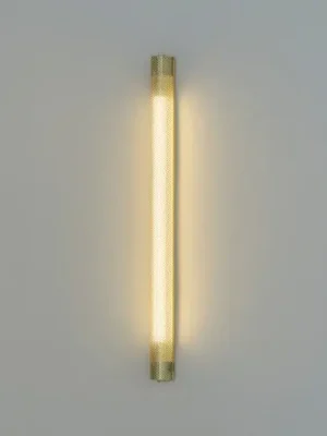 Akce GEJST Nástěnné světlo Radent, mosazná barva, výška 70 cm, G13 LED