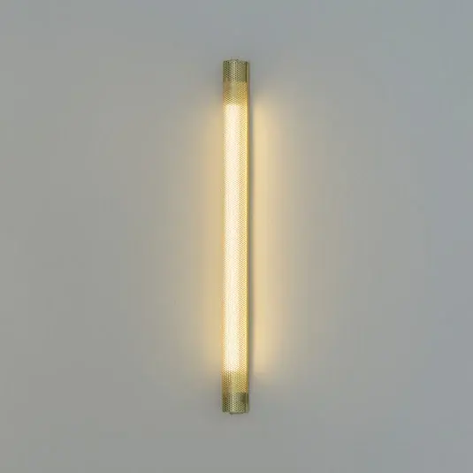 Akce GEJST Nástěnné světlo Radent, mosazná barva, výška 70 cm, G13 LED
