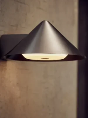 FRANDSEN LED akumulátorové nástěnné světlo Grasp, nerezová ocel, 15 cm Super Cena
