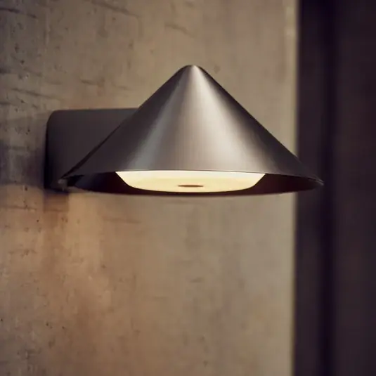 FRANDSEN LED akumulátorové nástěnné světlo Grasp, nerezová ocel, 15 cm Super Cena