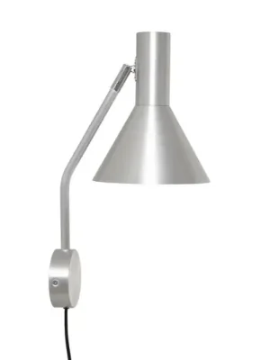 Nová Kolekce FRANDSEN Nástěnné světlo Lyss, hliníkové, zástrčka, 42 cm, E27