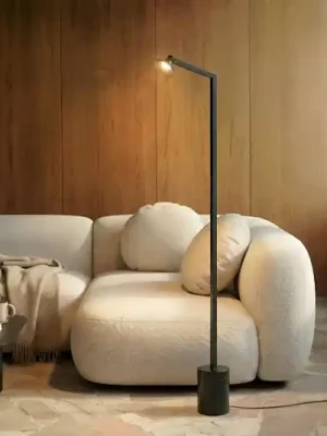 Objednat Nyní Lucande LED stojací lampa Steve, černá, 130 cm, stmívatelné