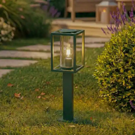 Vysoce Kvalitní Lucande osvětlení cesty Ferda, 60 cm, zelená, IP44