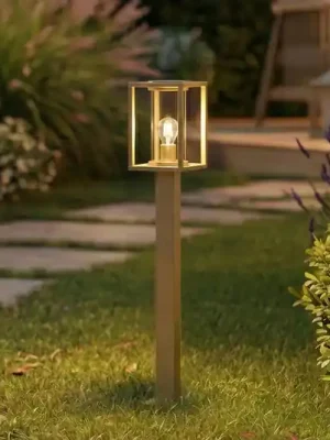 Pouze Dnes Lucande Osvětlení cesty Ferda, 100 cm, hnědé, IP44