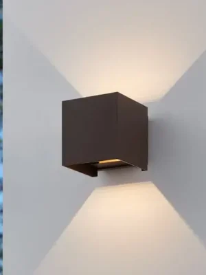 Top Prodej Venkovní nástěnné svítidlo Calpino 3 v barvě rezavé, šířka 10 cm, 2 žárovky