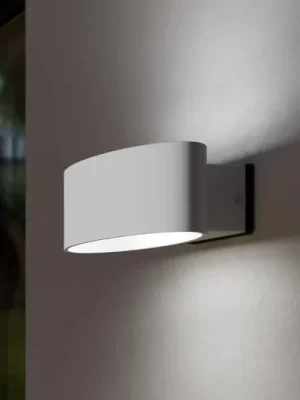 Nejlepší Volba Venkovní nástěnné svítidlo Chinoa, bílá, šířka 27 cm, kov