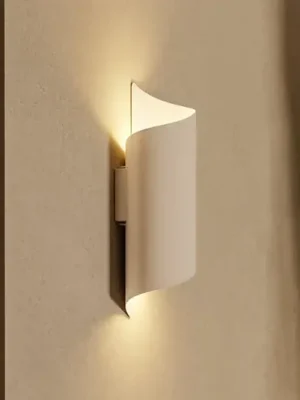 Venkovní nástěnné svítidlo Montarello, bílá, výška 27 cm, kov Zlevněný