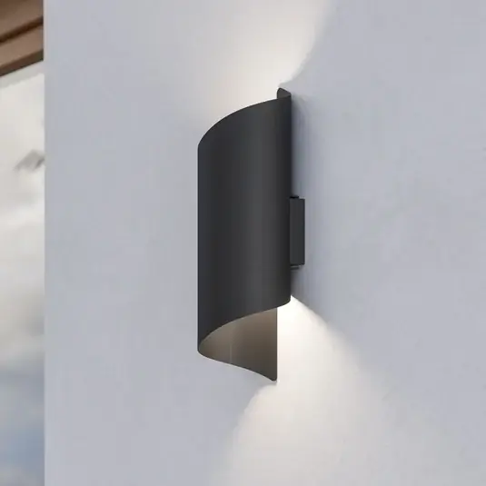 Venkovní nástěnné svítidlo Montarello, černá, výška 27 cm, kov Pouze Dnes