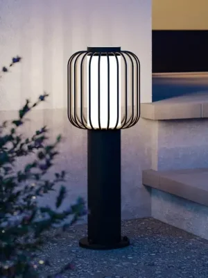 Novinka Stojací lampa Ravello, černá, výška 45 cm, kov
