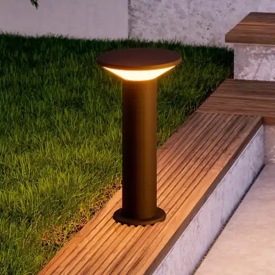 Nízká Cena LED stojací lampa Rigosa, černá, výška 35 cm, kov