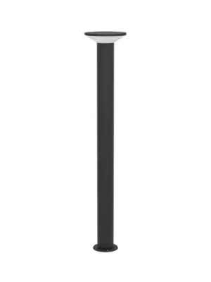 Originální LED osvětlení cesty Rigosa, černé, výška 100 cm, kovové
