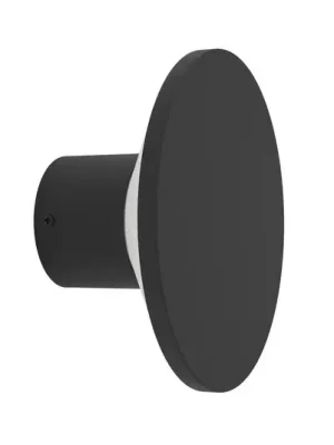 Pouze Dnes Venkovní nástěnné svítidlo Rigosa, černá, Ø 10 cm, kov