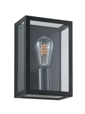 Super Cena Venkovní nástěnné svítidlo Alamonte-Z, černá, výška 26 cm, E27-smart