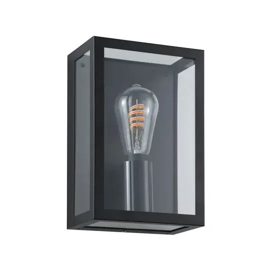 Super Cena Venkovní nástěnné svítidlo Alamonte-Z, černá, výška 26 cm, E27-smart