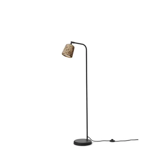 NEW WORKS Stojací lampa Material, béžová/černá Cenová Bomba