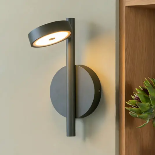 GOOD & MOJO LED nástěnné světlo Okinawa, zelená, zástrčka, dřevo Top Prodej