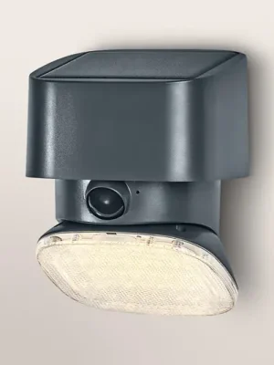 Vrácení Zdarma OSRAM solární nástěnné světlo ENDURA STYLE TURN, šedá, senzor, IP54