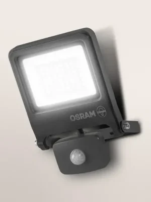 OSRAM venkovní bodové osvětlení ENDURA FLOOD, šedý, senzor 30 W 840 IP44 Super Cena