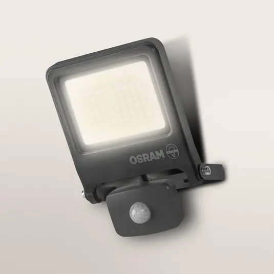 OSRAM venkovní bodové osvětlení ENDURA FLOOD, šedý, senzor 30 W 830 IP44 Vrácení Zdarma