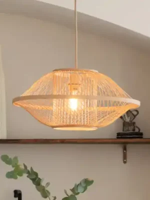 GOOD & MOJO závěsné světlo Maui, přírodní, Ø 50 cm, bambus, E27 Autentický