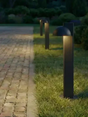 Cenová Bomba LED osvětlení cesty Lucande Velira, černé, 77 cm, 1 žárovka, IP44