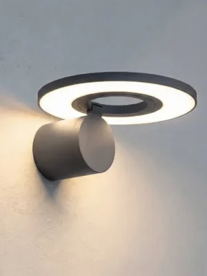 Akční Nabídka Arcchio LED venkovní nástěnné svítidlo Tovio, antracitové, otočné