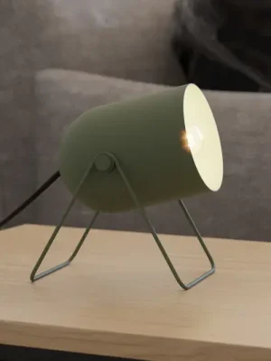 Stolní lampa Tilston, tmavě zelená, výška 15 cm, ocel, E14 Nízká Cena